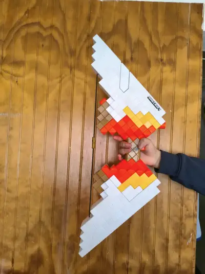 Arco de juguete Minecraft Nerf motorizado - miniatura 3