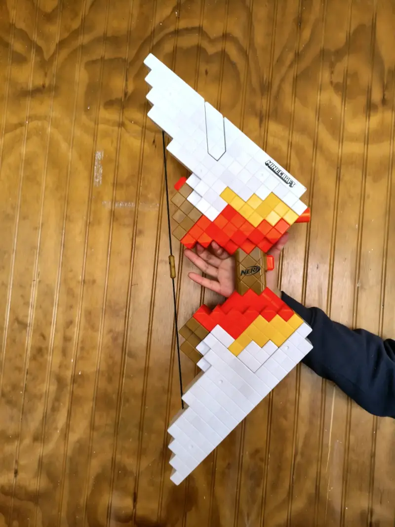 Arco de juguete Minecraft Nerf motorizado - 4