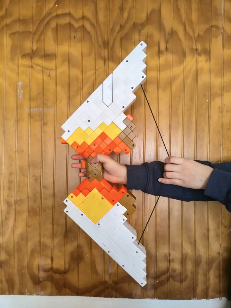 Arco de juguete Minecraft Nerf motorizado - 5