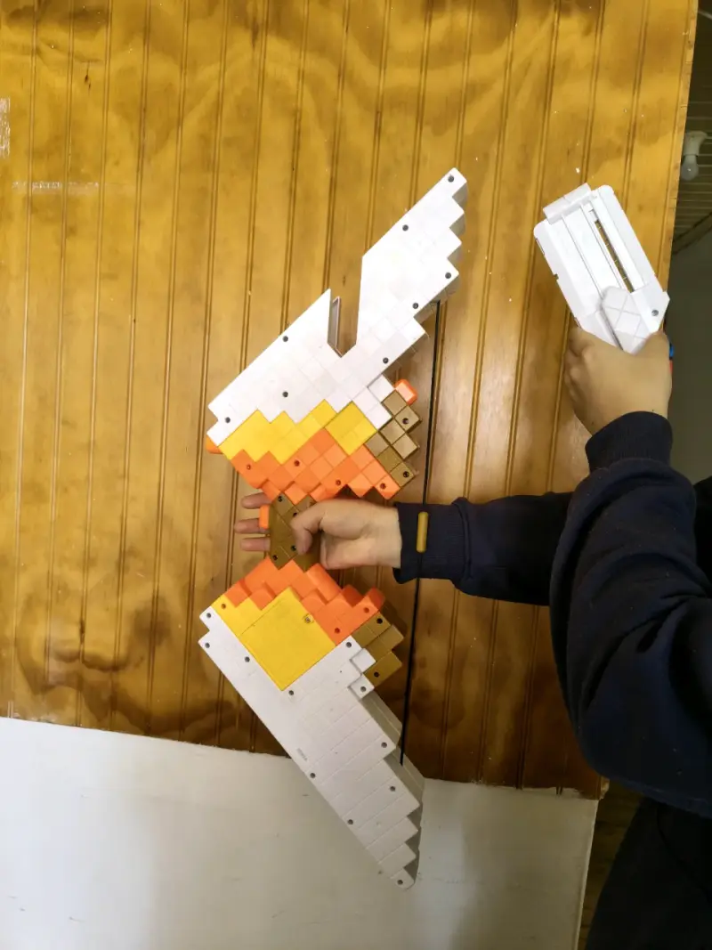 Arco de juguete Minecraft Nerf motorizado - 6