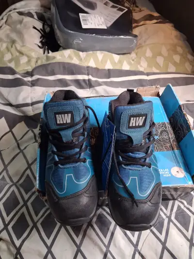 Botas de seguridad Hardwork azul con puntera reforzada - miniatura 1