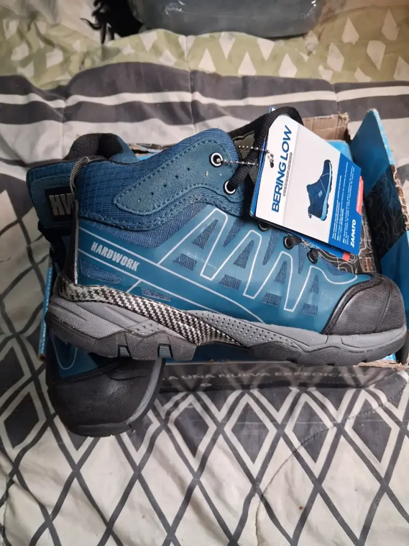 Botas de seguridad Hardwork azul con puntera reforzada - 2