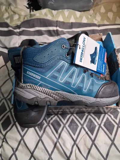 Botas de seguridad Hardwork azul con puntera reforzada - miniatura 2