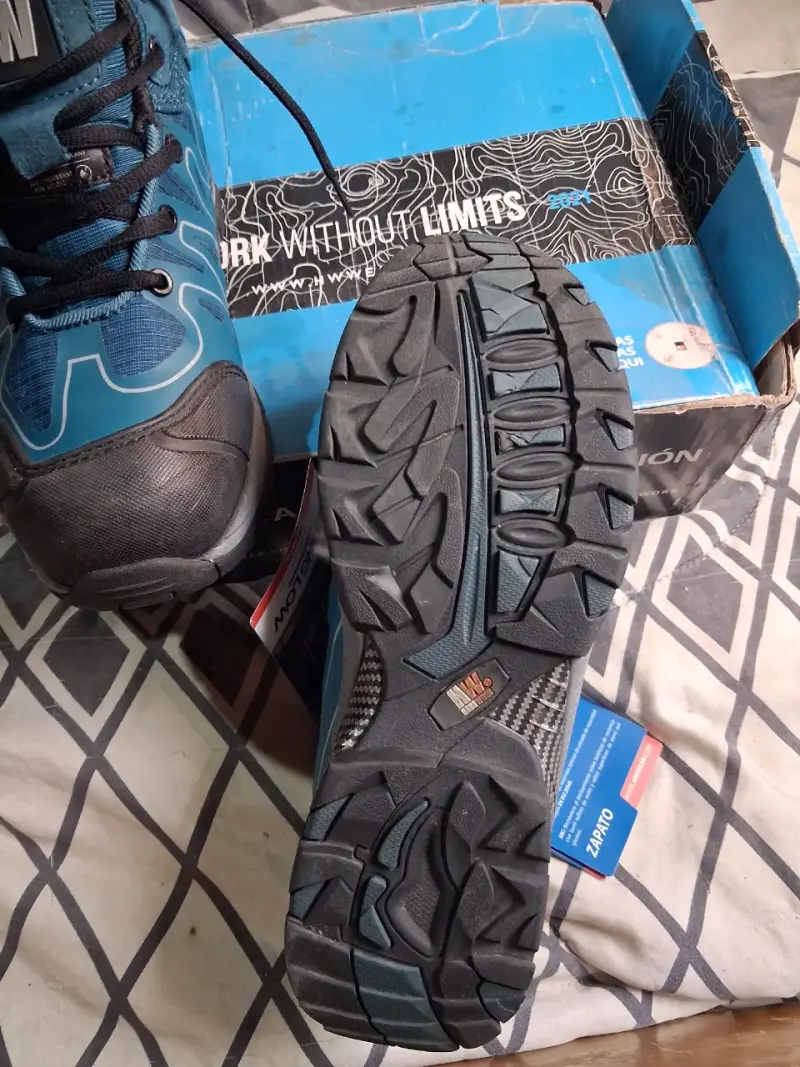 Botas de seguridad Hardwork azul con puntera reforzada - 3
