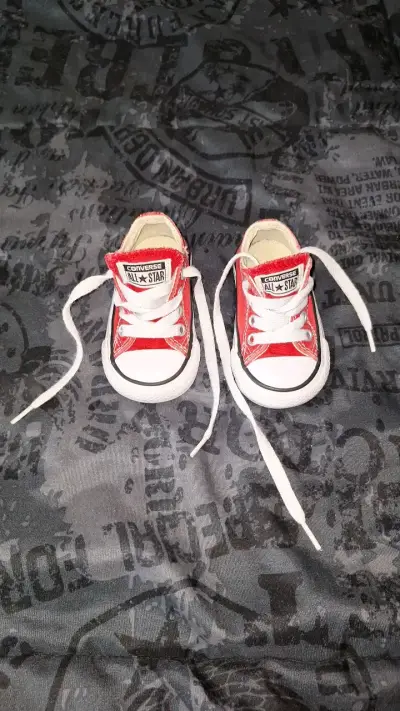Zapatillas Converse All Star rojas para bebé - miniatura 1