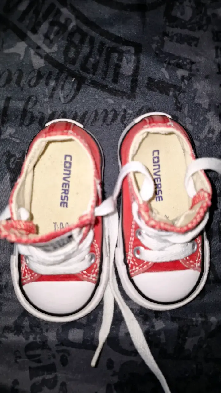 Zapatillas Converse All Star rojas para bebé - 3