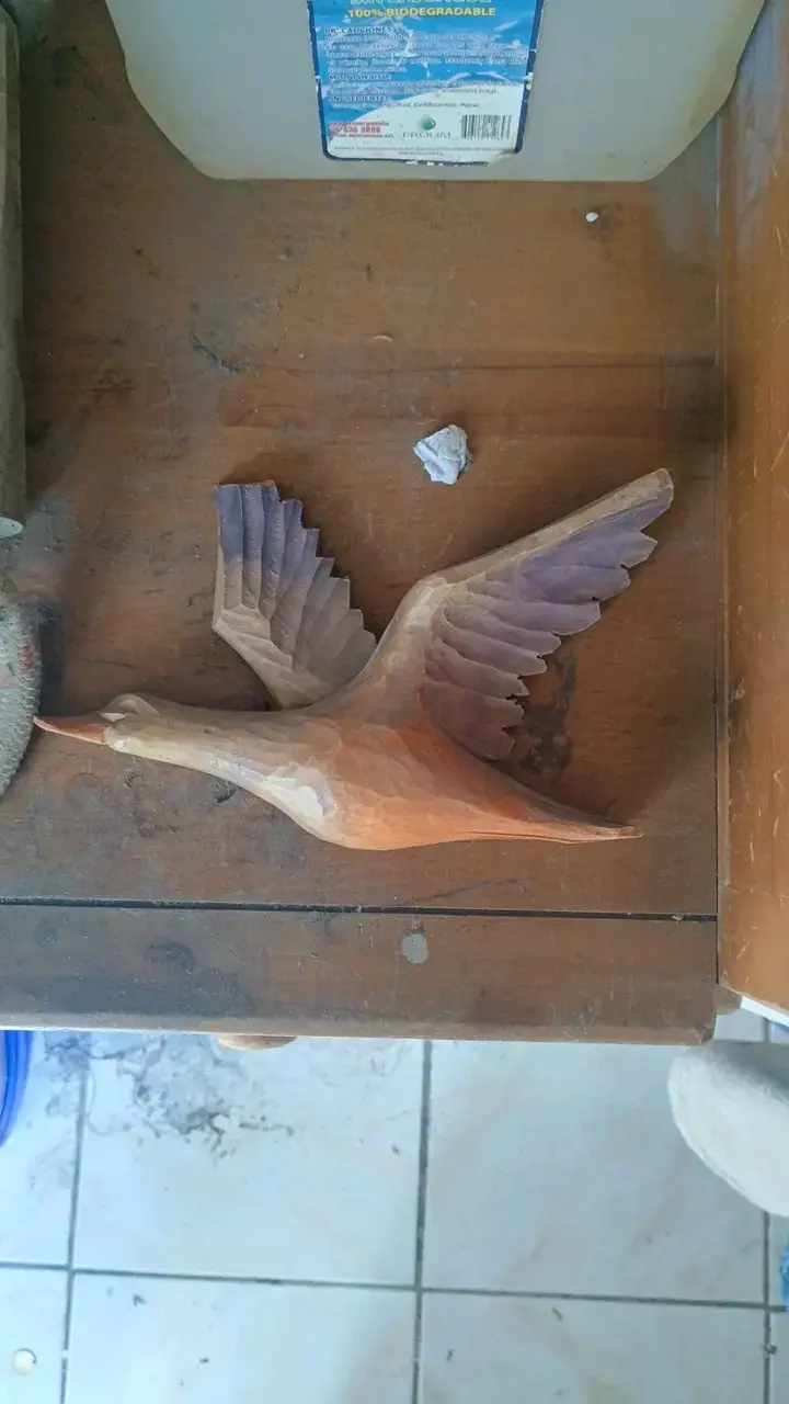 Decoración de pared de aves en madera - 2