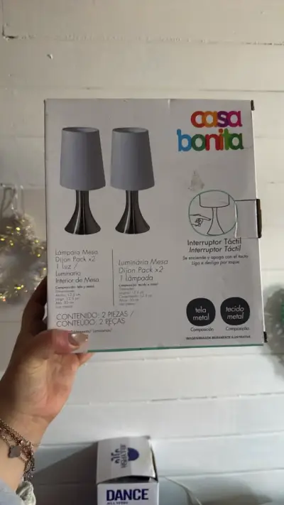 Lámparas de Mesa Casa Bonita Dijon Pack x2 - miniatura 1