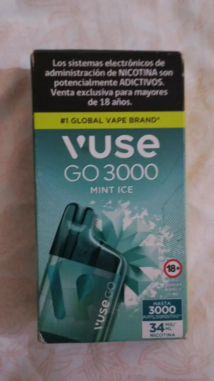 Vape desechable Vuse Go 3000 Mint Ice