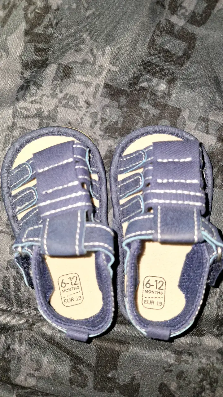 Sandalias para bebé azul talla 19 - 2