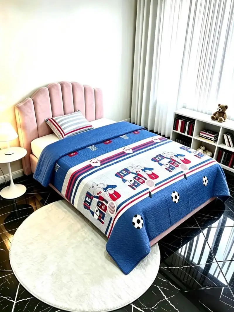 Set de Ropa de Cama Infantil con Diseño de Dinosaurios - 2
