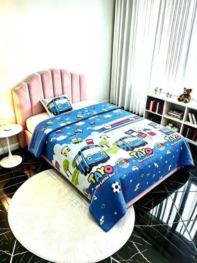 Set de Ropa de Cama Infantil con Diseño de Dinosaurios - miniatura 3