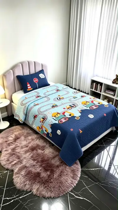 Set de Ropa de Cama Infantil con Diseño de Dinosaurios - miniatura 5