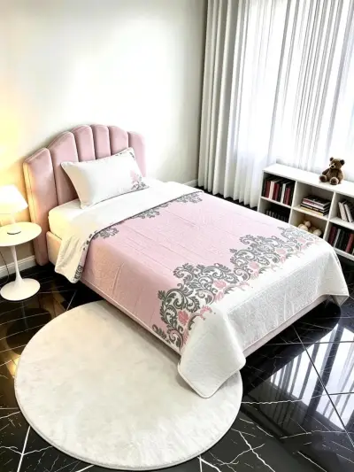 Juego de Cama Infantil Estampado Rosado - miniatura 2