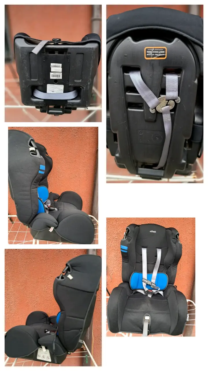 Silla de Auto para Niños Infanti Negra