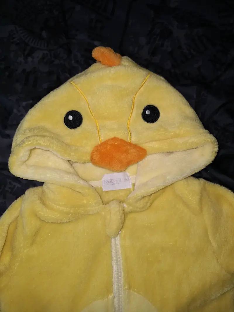 Disfraz de pollo para bebé con capucha - 2