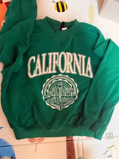 Polerón verde con estampado California - miniatura 1