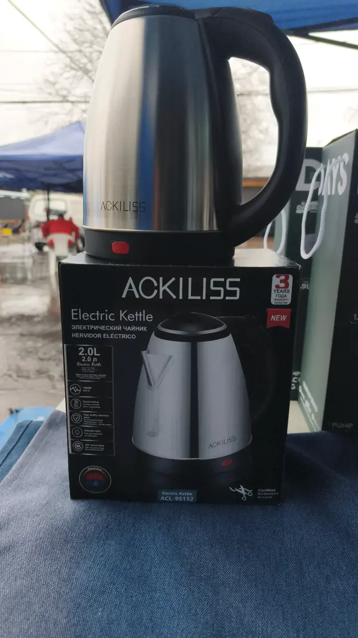 Hervidor Eléctrico Inoxidable Ackiliss 2L - 3