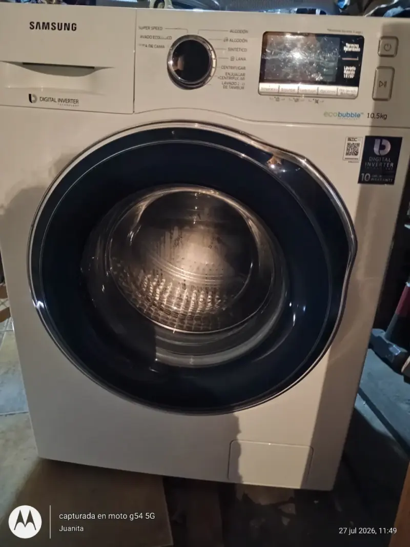 Lavadora Samsung EcoBubble 10.5kg con Inverter - 1