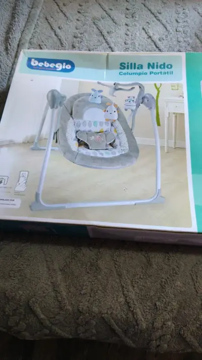 Silla Nido Columpio Portátil Bebeglo - miniatura 2