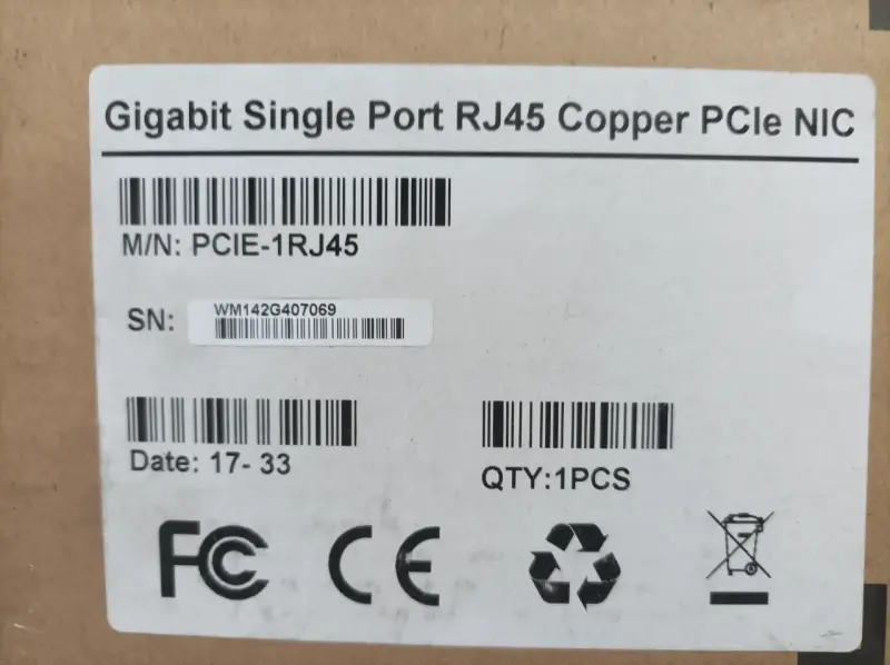 Tarjeta de Red PCI Express Gigabit Ethernet - 3