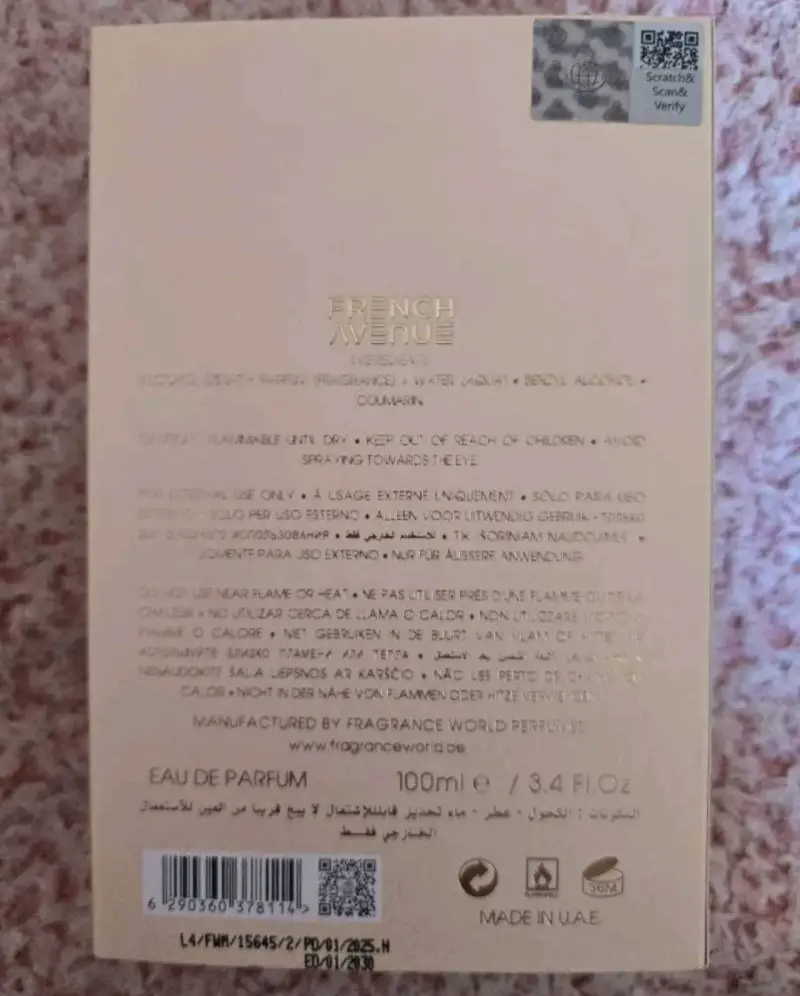 Perfume Éclair Affair French Avenue 100ml - 3