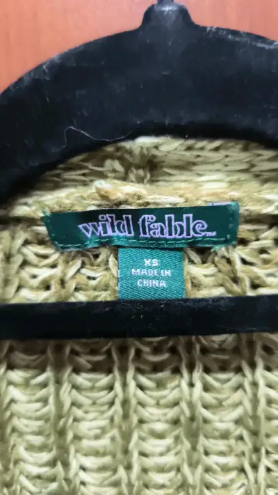 Cardigan de punto verde Wild Fable - miniatura 2