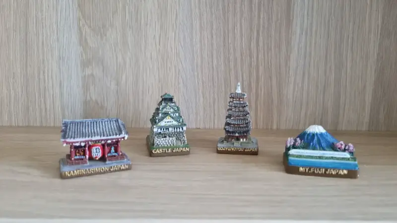 Miniatura de monumentos de Japón