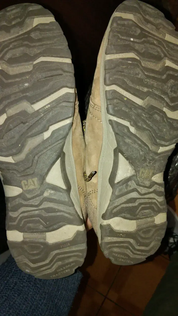 Botines de cuero N° 43 hombre marca CAT. - 6