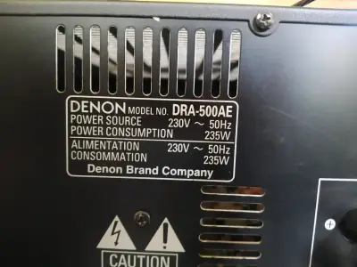 Receptor estéreo Denon DRA-500AE con control remoto - miniatura 2