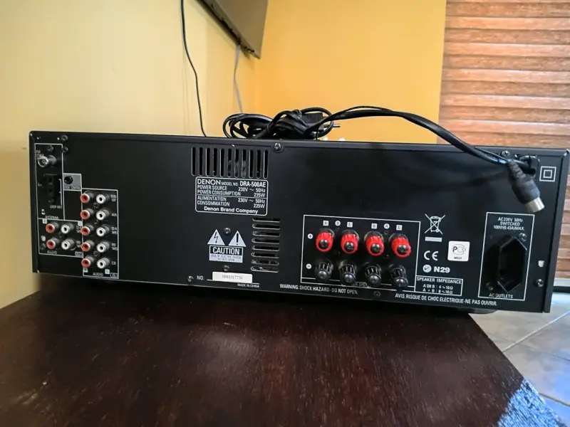 Receptor estéreo Denon DRA-500AE con control remoto - 3