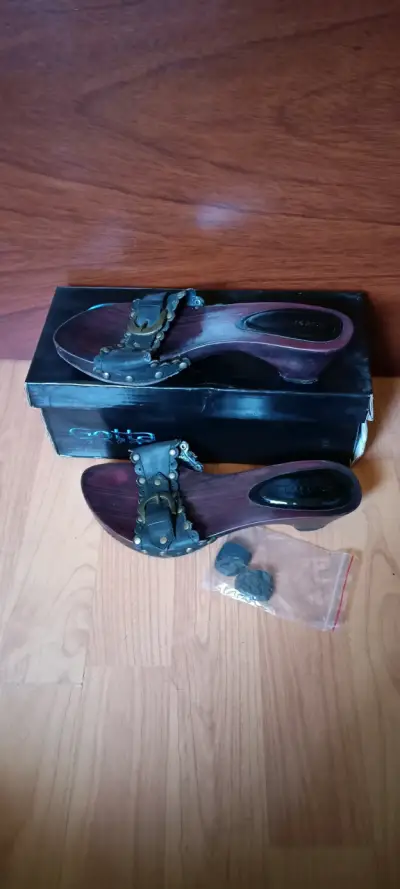 Sandalias suecas de madera Gotta talla 35 - miniatura 3