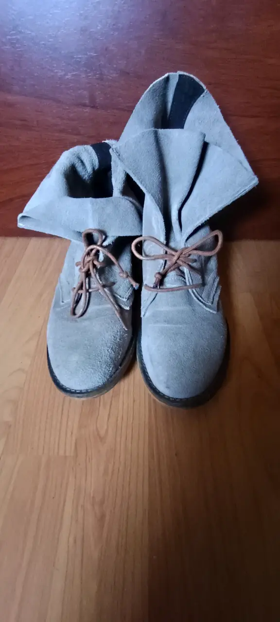 Botas de gamuza gris SPM Shoes talla 40 - 2