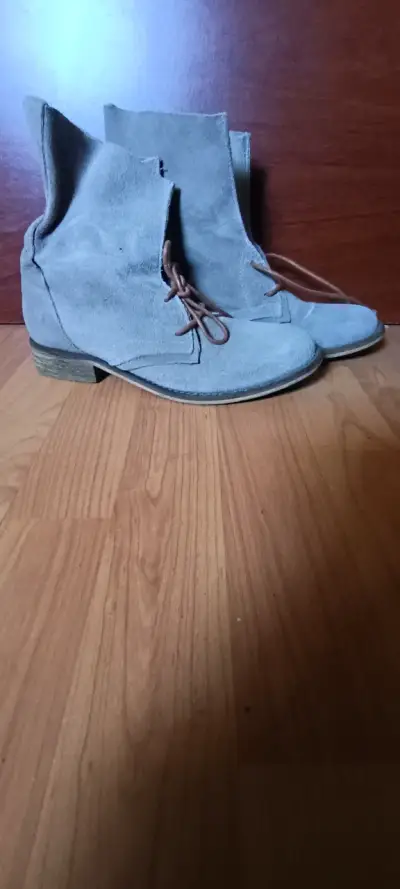 Botas de gamuza gris SPM Shoes talla 40 - miniatura 3