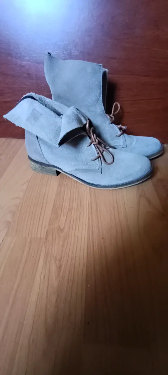 Botas de gamuza gris SPM Shoes talla 40 - 4