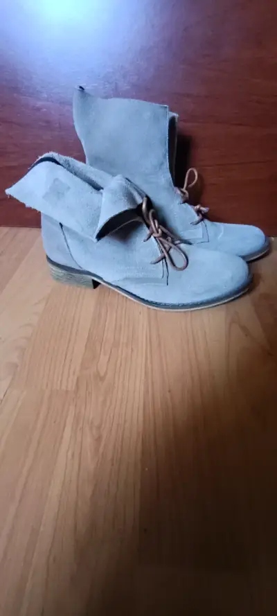Botas de gamuza gris SPM Shoes talla 40 - miniatura 4