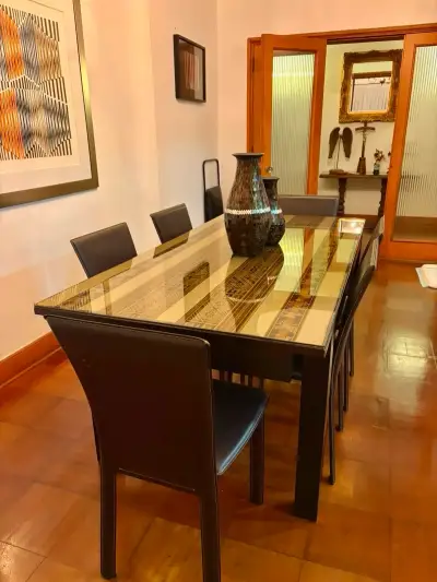 Comedor 6 sillas extensible y complementos - miniatura 1