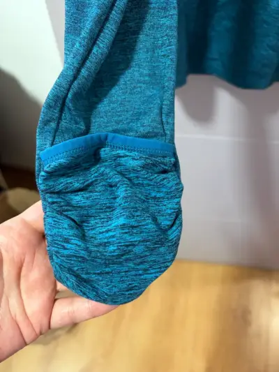 Polera deportiva azul para mujer - miniatura 4