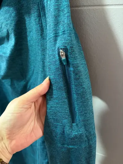 Polera deportiva azul para mujer - miniatura 5