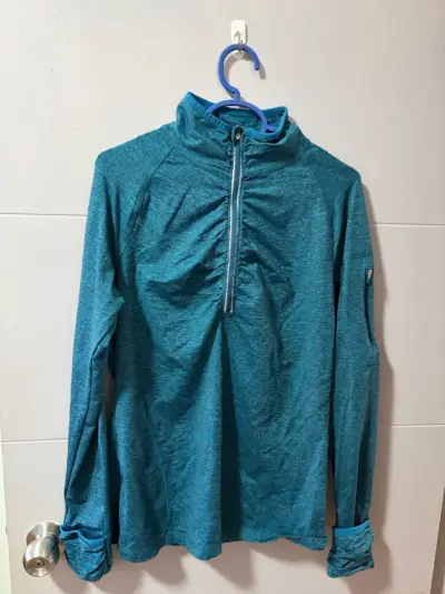 Polera deportiva azul para mujer - miniatura 6