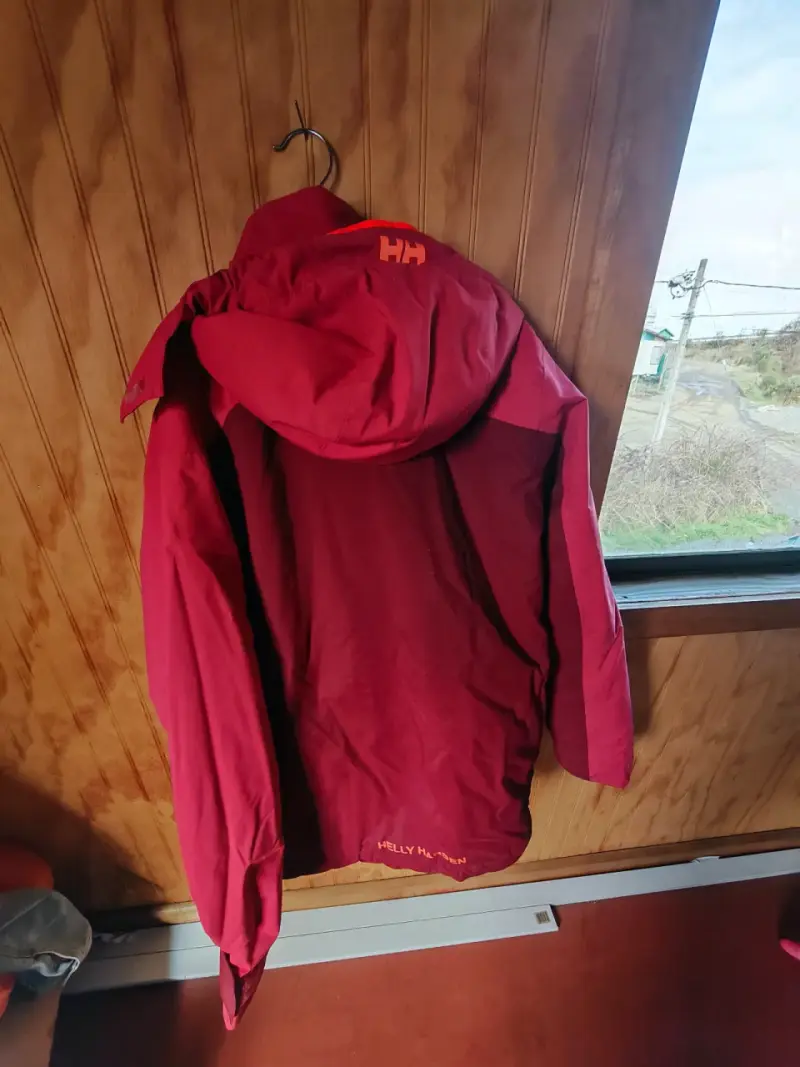 Chaqueta impermeable roja Helly Hansen para hombre - 2