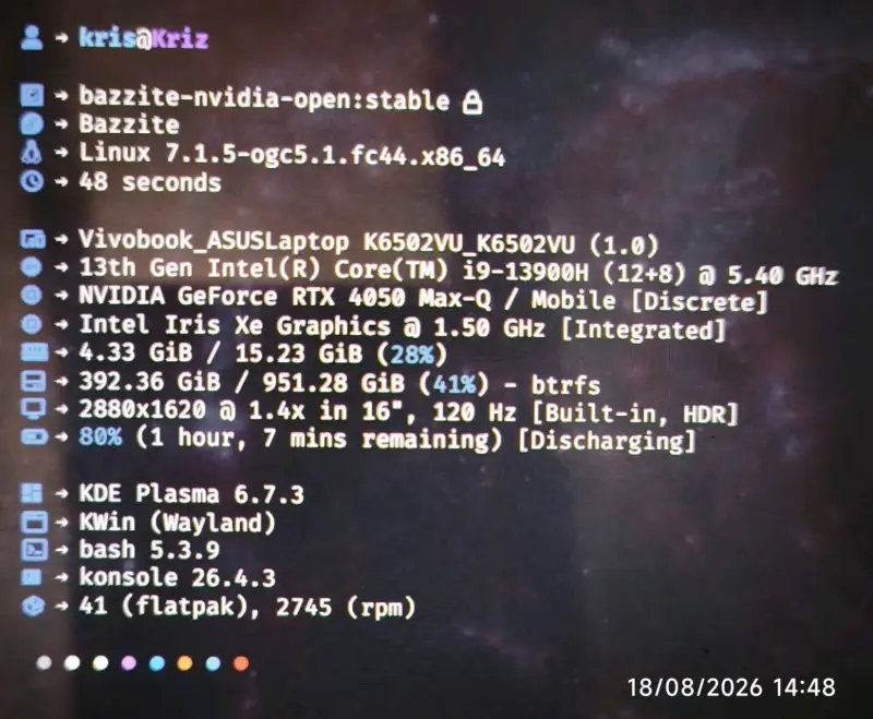 Laptop ASUS VivoBook pro 15 OLED - 5