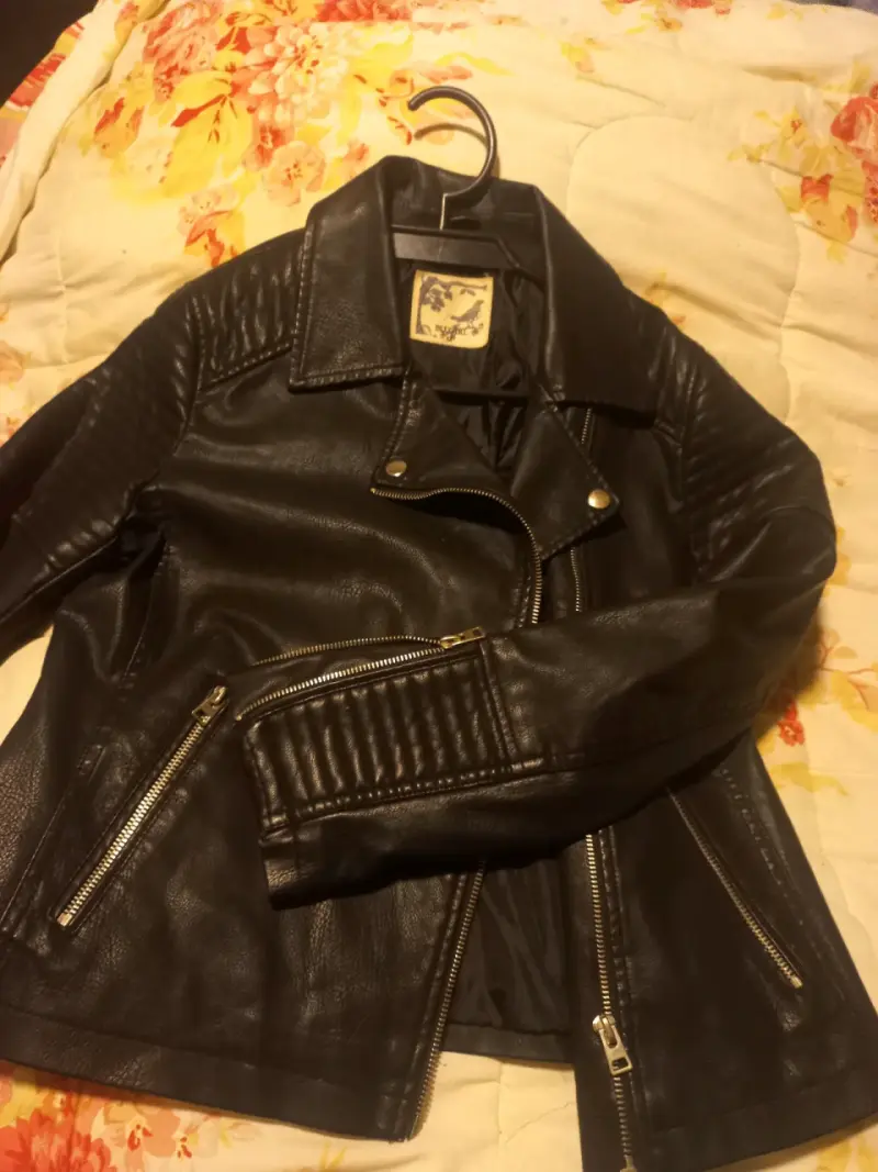 Chaqueta de cuero negra Blugirl para mujer - 3