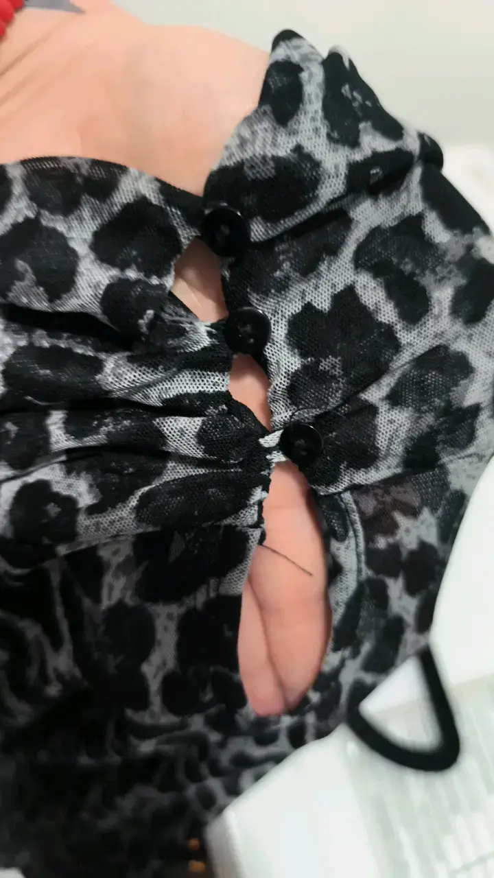 Vestido corto estampado animal print - 6