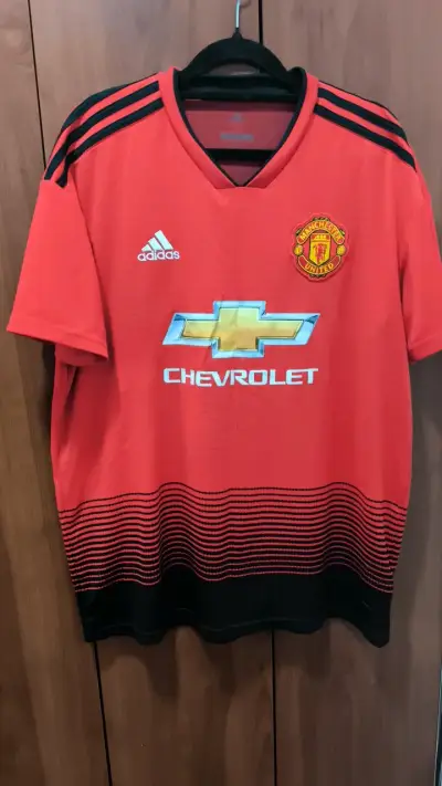 Camiseta Manchester United Adidas Roja Talla L - miniatura 1