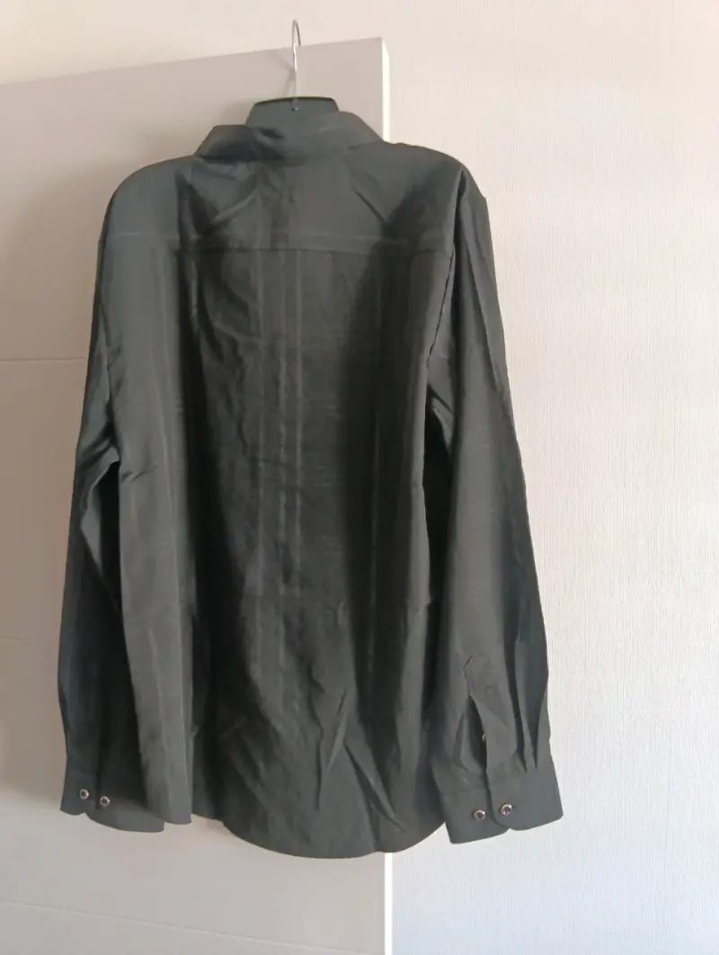 Camisa de vestir negra para hombre - 2