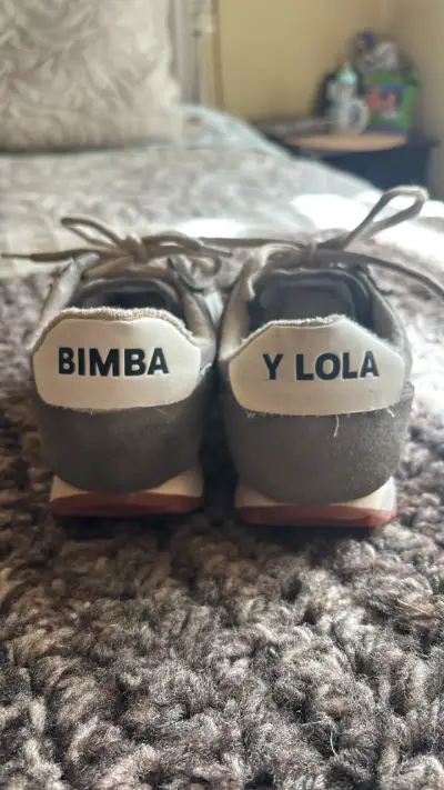 Zapatillas deportivas Bimba y Lola grises - miniatura 1