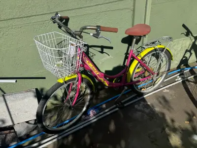 Bicicleta urbana con canasto y asiento cómodo - miniatura 1