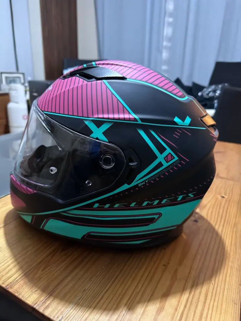 Casco de moto LS2 FF320 Stream Evo rosa y negro - 2