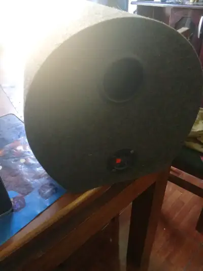Subwoofer cilíndrico para auto en buen estado - miniatura 1